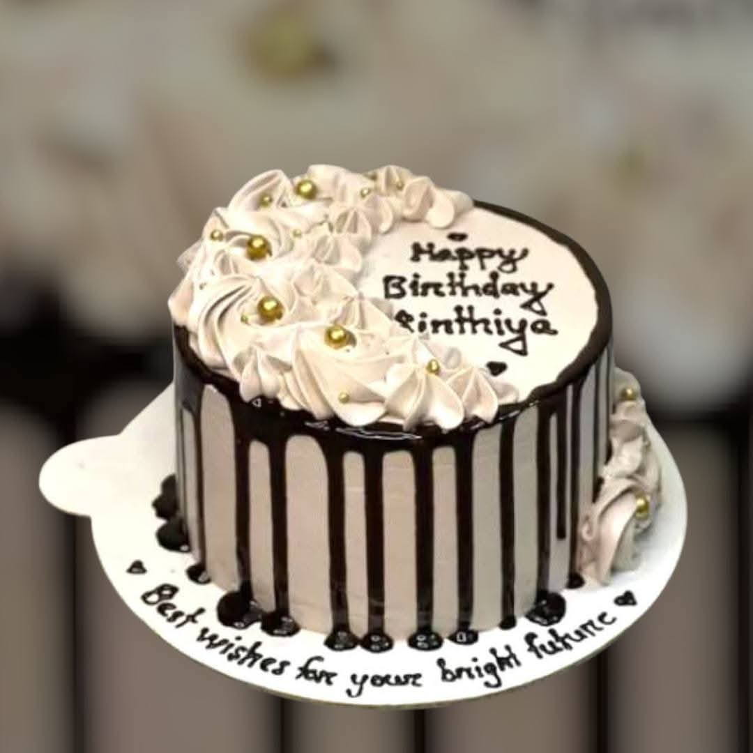 Chocolate Drip Birthday Cake 🎂
